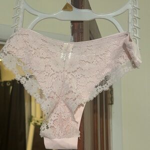 Elegant Lace Pink Panties